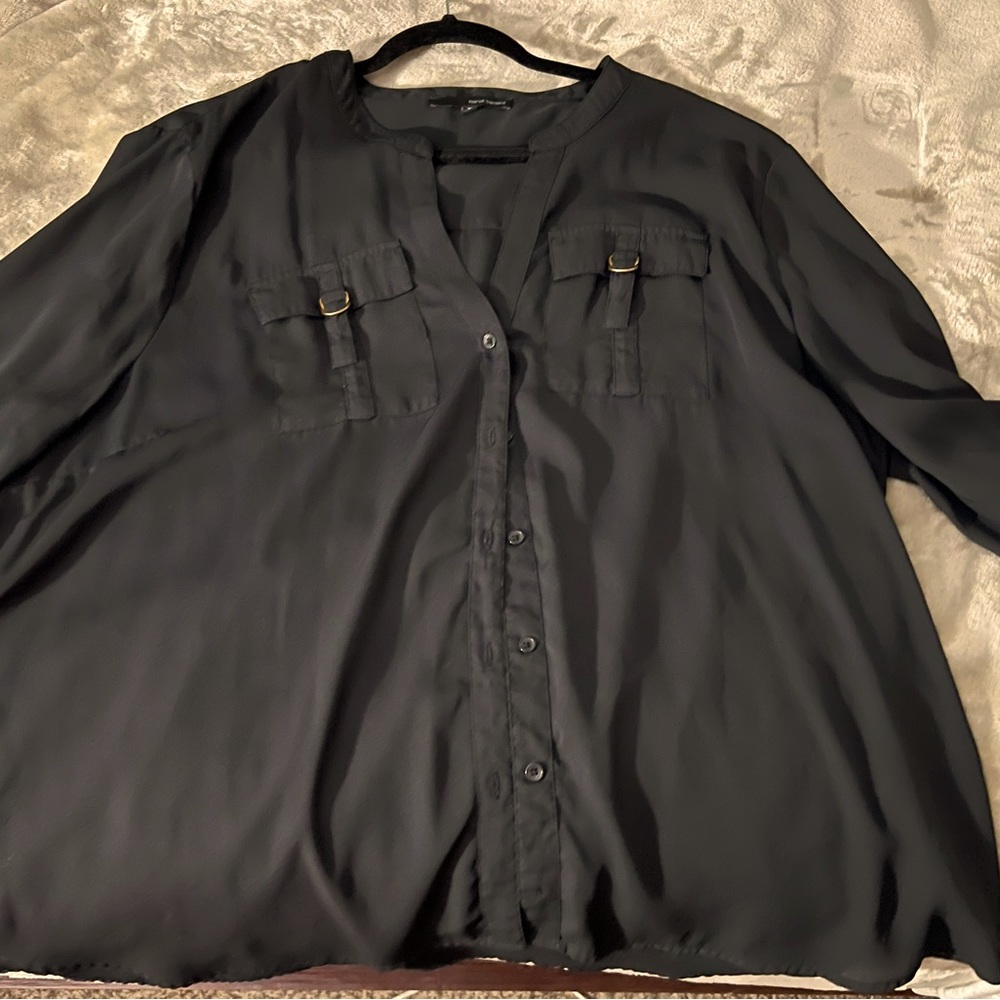 3x black top with gold accent